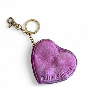 Vintage Y2K 2000s style Juicy Couture Heart Pouch